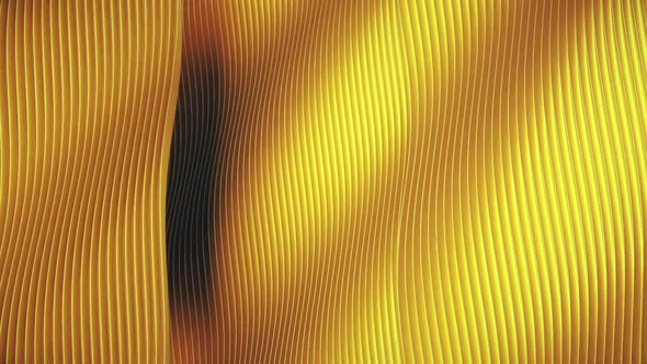 Abstract Goldish Wavy Lines Pattern