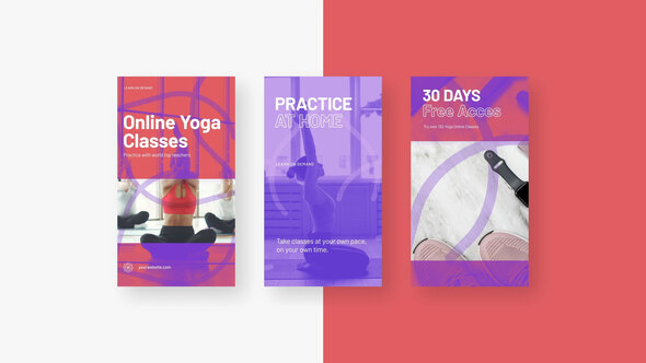 Online Yoga Instagram Promo