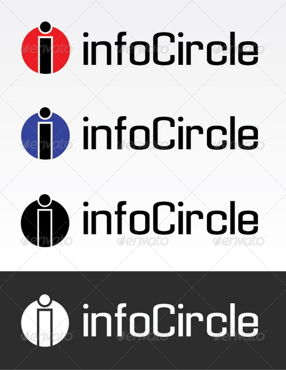 infoCircle Logo - Letters Logo Templates