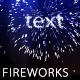Text Fireworks - VideoHive Item for Sale