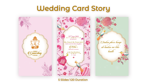 Wedding Card Story - VideoHive 32250778