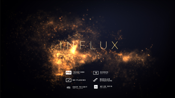 Influx | Flow Particles Titles