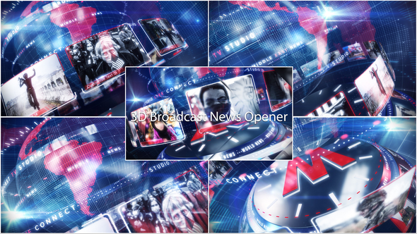 3D Broadcast News - VideoHive 32259984