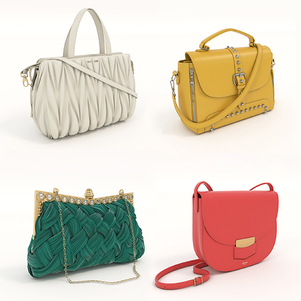 Fashion Women Handbag - 3Docean 32261905