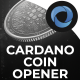 Cardano Coin Opener l Blockchain ADA Coins l Cryptocurrency Currency l Digital Numbers - VideoHive Item for Sale