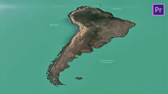 South America Map PP