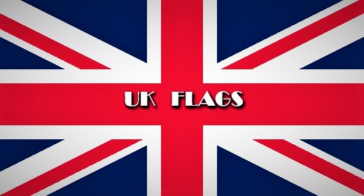 UK FLAGS FOOTAGE COLLECTION