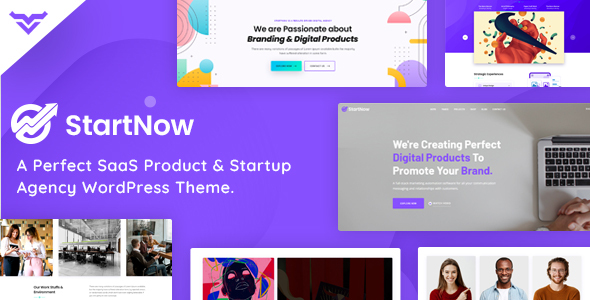 StartNow - Product & Agency WordPress Theme