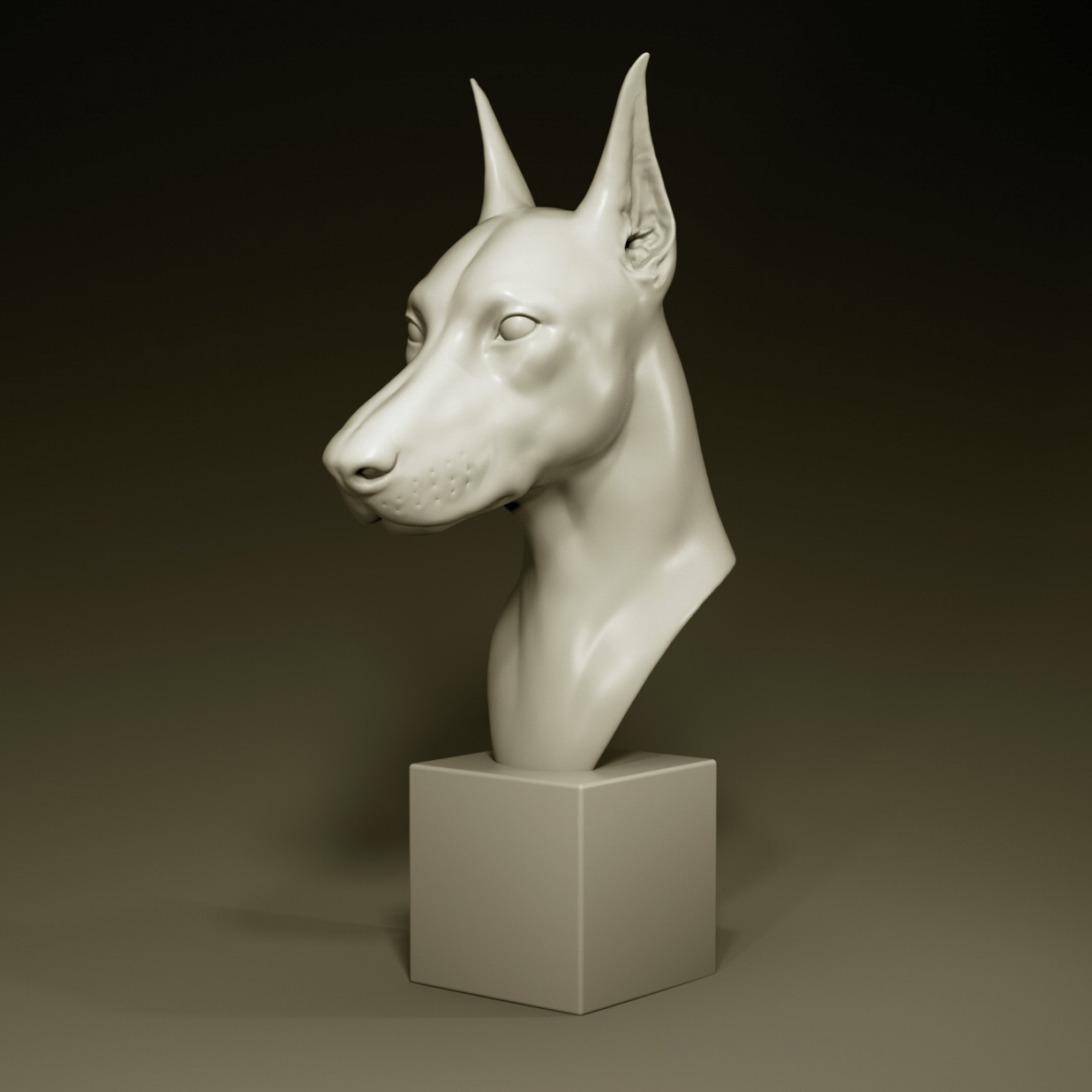 Dog Bust 01 by Junk_store | 3DOcean