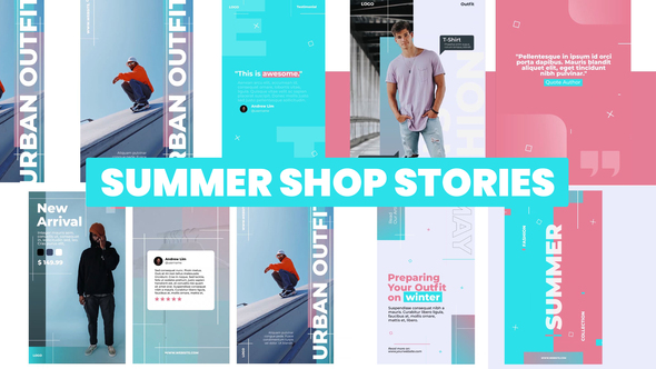 Summer Shop Stories - VideoHive 32282769