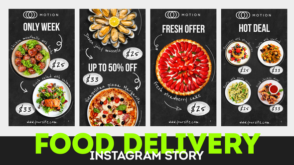 Food Delivery - VideoHive 32282991