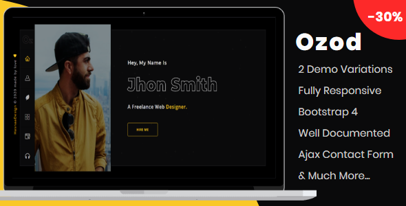 Ozod - Creative - ThemeForest 25508948