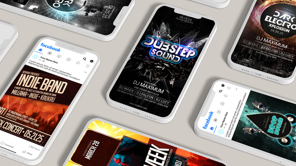 Music Event Banner - VideoHive 32286140