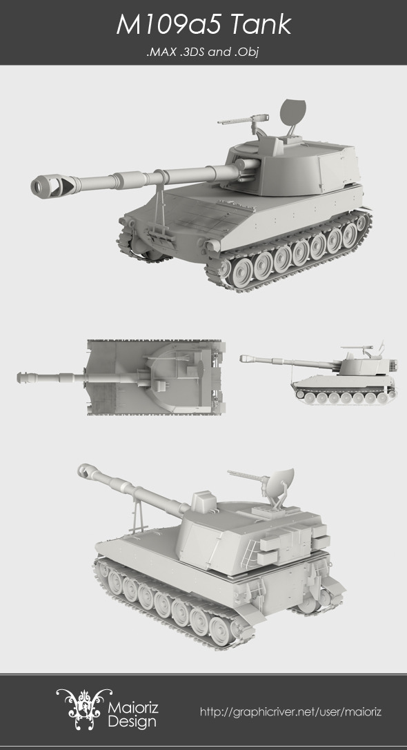 M109a5 Tank Infantry - 3Docean 2952183