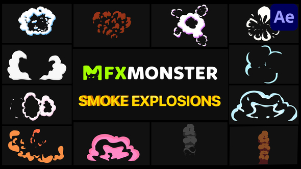 Smoke Explosions Pack | After Effects