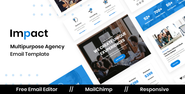 Impact Agency - Multipurpose Responsive Email Template