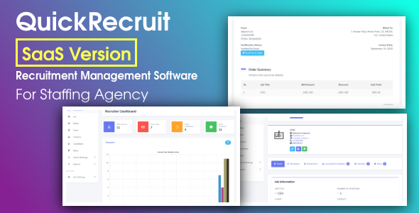 QuickRecruit SaaS – Recruitment CRM and Talent Acquisition System in Laravel