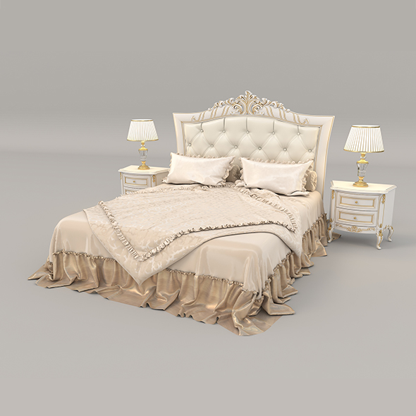 European Style Bed - 3Docean 32294109