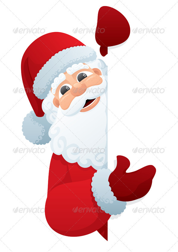 Santa Sign - People Characters