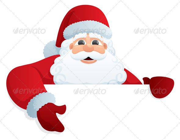 Santa Sign 2 - Christmas Seasons/Holidays