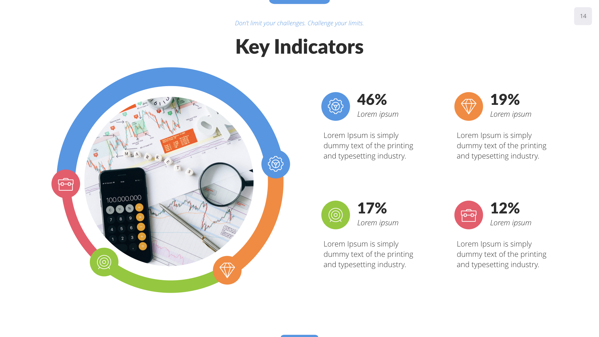 Key Dashboard Keynote Presentation Template, Presentation Templates