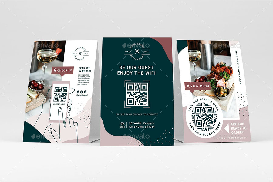 QR Code Flyer Template Pack Vol.6 by BrandPacks | GraphicRiver