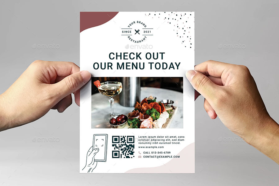 QR Code Flyer Template Pack Vol.6 by BrandPacks GraphicRiver