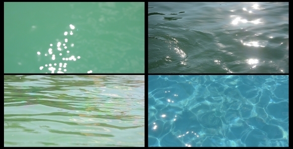 Pool Water Surface - 4 Videos