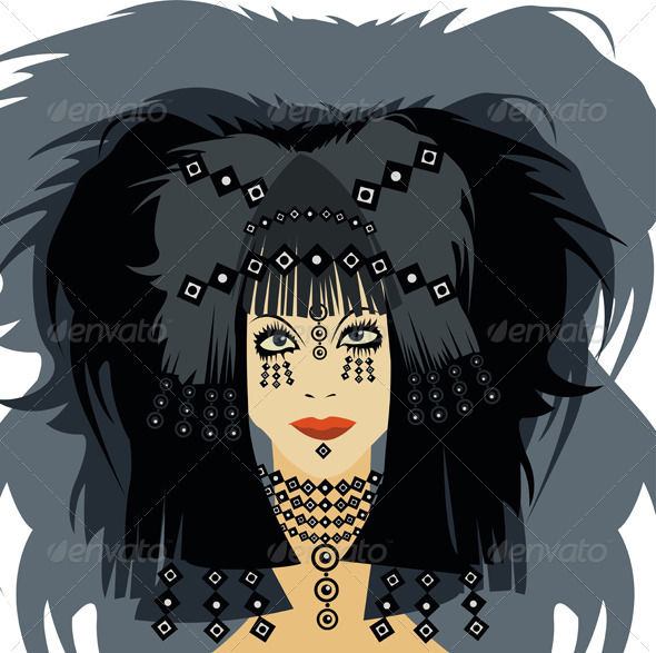 Girl Face Hair Esoteric - People Characters
