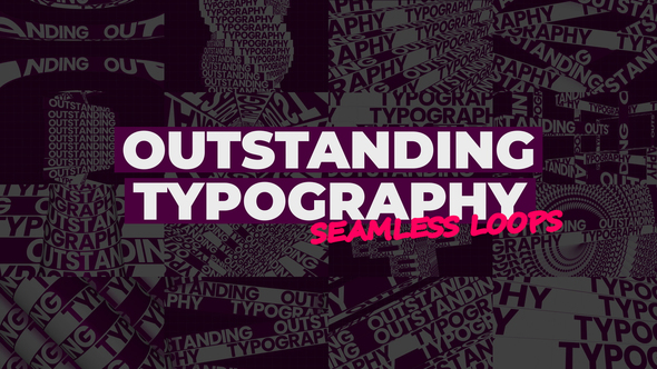 Outstanding Typography - VideoHive 32309448