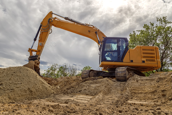 Download Big Excavator Stock Photo By Edval Photodune