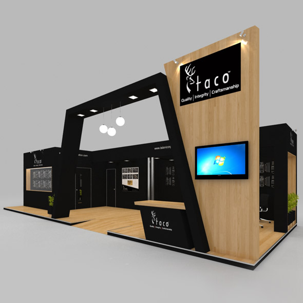 Exhibition Booth 3D - 3Docean 32313592