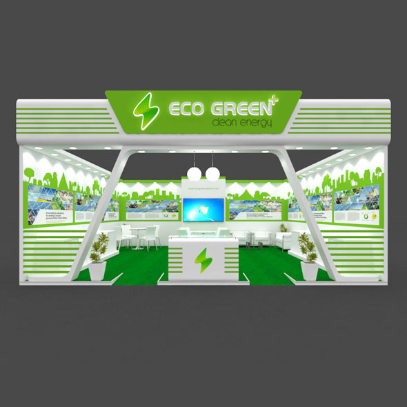 Exhibition Booth 3D - 3Docean 32313672