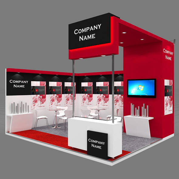 Exhibition Booth 3D - 3Docean 32313741