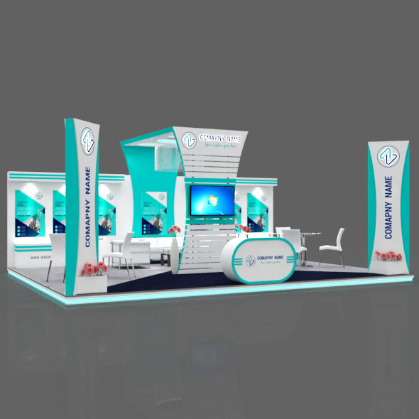 Exhibition Booth 3D - 3Docean 32314252
