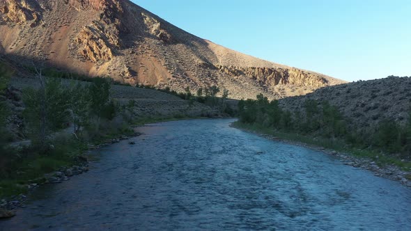 Salmon River and East Fork, Custer County, Idaho - Aerial - Summer alt