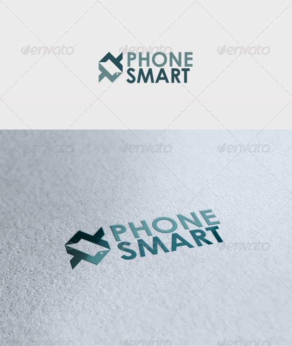 Phone Smart Logo - Vector Abstract