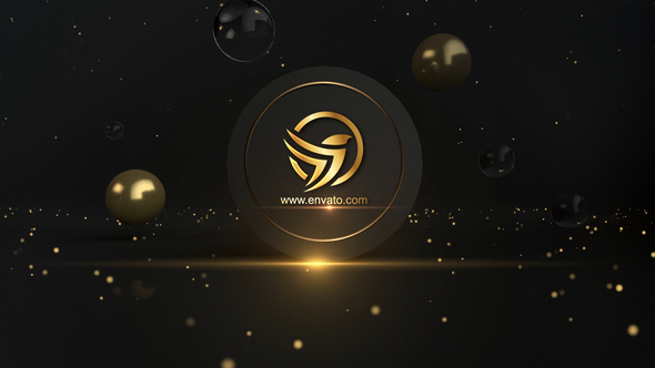 Golden Logo Opener - VideoHive 32322556