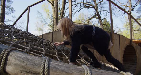 The Little Girl Crawls On The Ropes alt