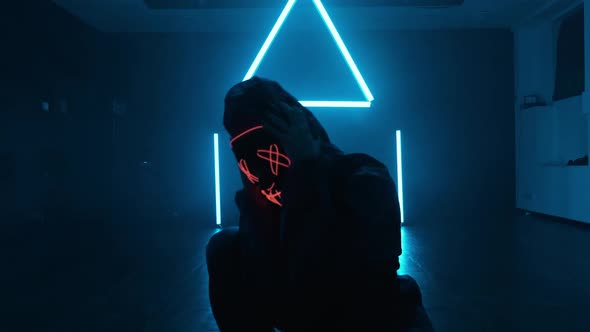 Young Woman Dancing on Stage alt