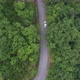 Tennessee White Car On Winding Road Above - VideoHive Item for Sale