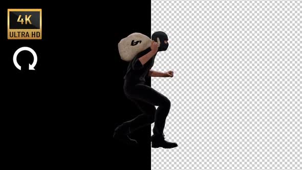 Thief Steal a Money Stack alt