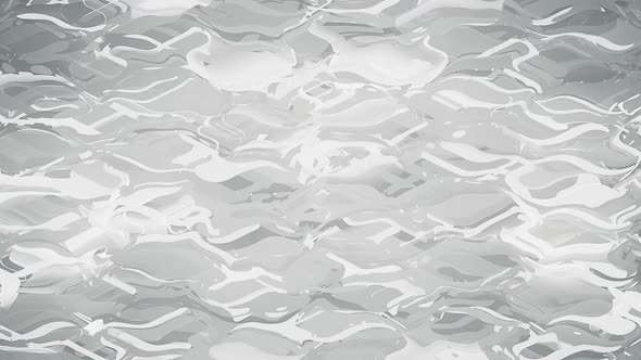 White Waves - Flat Abstract Background