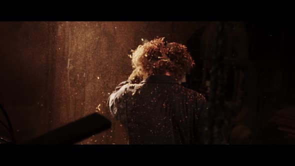 Creepy man in gasmask 017 alt