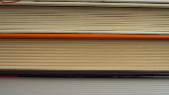 Background from a stack of books. alt