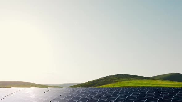 Photovoltaic power plant daytime alt