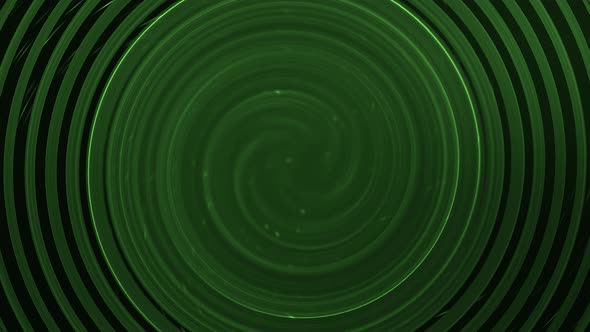 Green Circular Motion Background