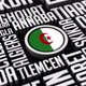 Algeria Cities Word Cloud Collage In 3D - VideoHive Item for Sale