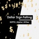 Dollar Sign Falling with Alpha - VideoHive Item for Sale
