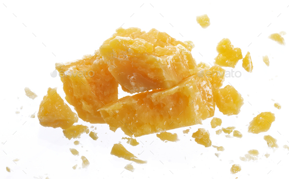 Parmesan isolated on white background with clipping path Stock Photo by ...